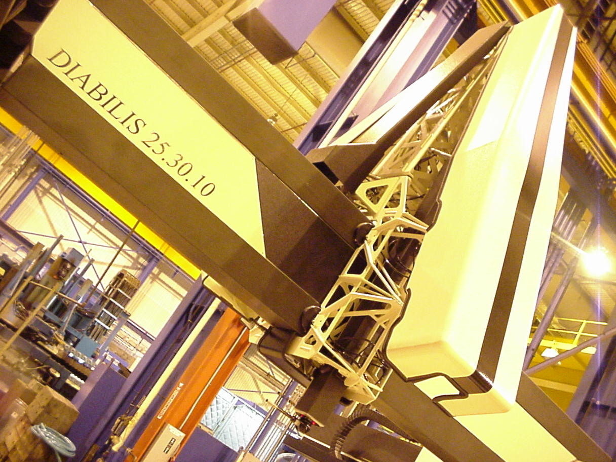 Photo of Diabilis Gantry CMM with covers open